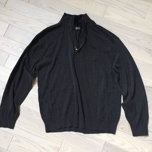 Boca classics half zip sweater size medium